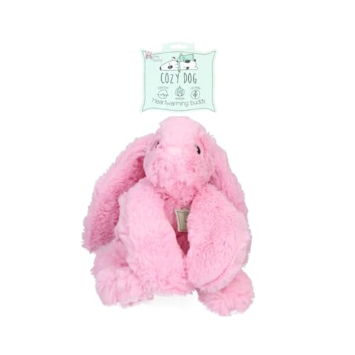Cozy Dog Bunny Kuscheltier Hund - Kuscheltier mit Herzschlag - Plüschtier Hund - reduziert Trennungsangst - speziell für Welpen - Rosa Cozy Dog Bunny Kuscheltier Hund - Kuscheltier mit Herzschlag - Plüschtier Hund - reduziert Trennungsangst - speziell für Welpen - Rosa von Cozy Dog
