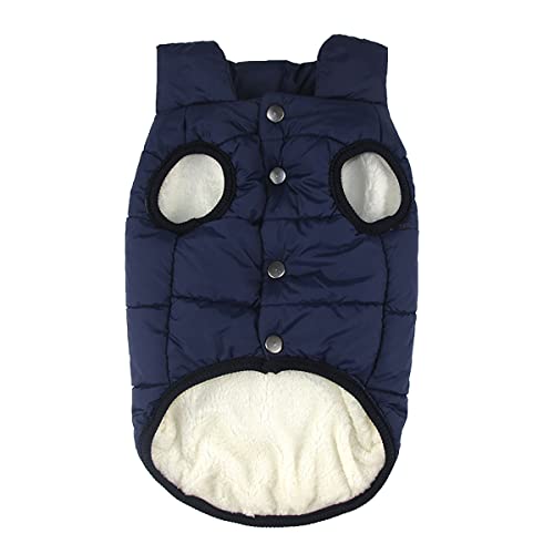 Cozylkx Mit Fleece Gefütterter Mantel Für Hunde Hündchen, Winter Warme Steppjacke Welpen Snap on Weste Winddicht Für Kaltes Wetter Cozylkx Mit Fleece Gefütterter Mantel Für Hunde Hündchen, Winter Warme Steppjacke Welpen Snap on Weste Winddicht Für Kaltes Wetter von Cozylkx