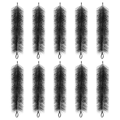 Cpolebev 10 StüCke Edelstahl BüRste Aquarium Filter Aquarium Reinigen Werkzeuge BüRsten Teich Mischer Filter BüRsten Filter von Cpolebev