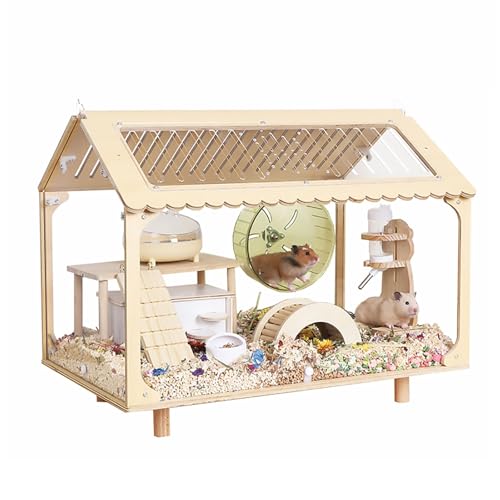 Panorama Hamster Sternenhimmel Käfig Holz Hamster Landschaftshaus Großer Raum Belüftung und Wärmeableitung Leicht zu reinigen Panorama Hamster Sternenhimmel Käfig Holz Hamster Landschaftshaus Großer Raum Belüftung und Wärmeableitung Leicht zu reinigen von CraftNestUK
