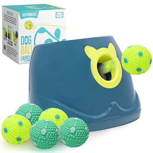 Crafts Central Automatischer Latexballwerfer für Hunde - Automatische Apportiermaschine für Hunde mit 6 Latexbällen Crafts Central Automatischer Latexballwerfer für Hunde - Automatische Apportiermaschine für Hunde mit 6 Latexbällen von Crafts Central