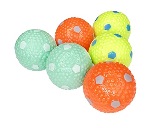 Crafts Central Latexbälle für kleine und mittelgroße Hunde, für automatischen Ballwerfer, Apportieren und Hundespielzeug, 6 Stück Crafts Central Latexbälle für kleine und mittelgroße Hunde, für automatischen Ballwerfer, Apportieren und Hundespielzeug, 6 Stück von Crafts Central