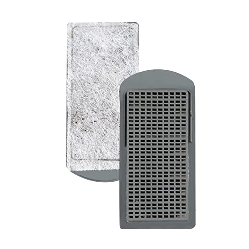 Craftsboys Aquariumfilter, leiser externer Aquariumfilter, Sauerstoffversorgung, Ölfilm-Skimmer, Wasserfall (Filterpad für 5 W 400 l/h) von Craftsboys