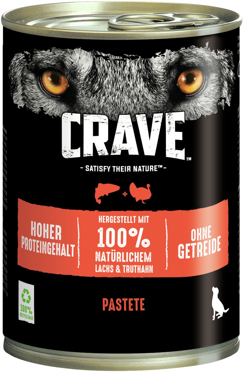 CRAVE 400 Gramm Hundenassfutter von Crave