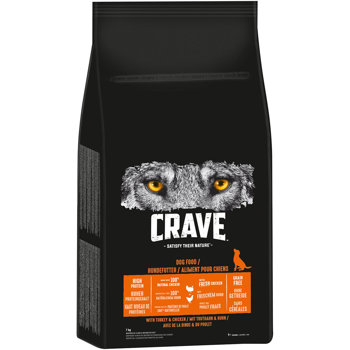 CRAVE Adult mit Truthahn und Huhn 7kg von Crave