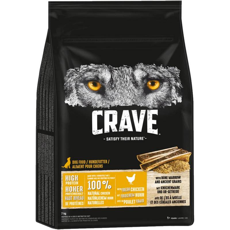 CRAVE Huhn mit Knochenmark und Urgetreide 7kg von Crave