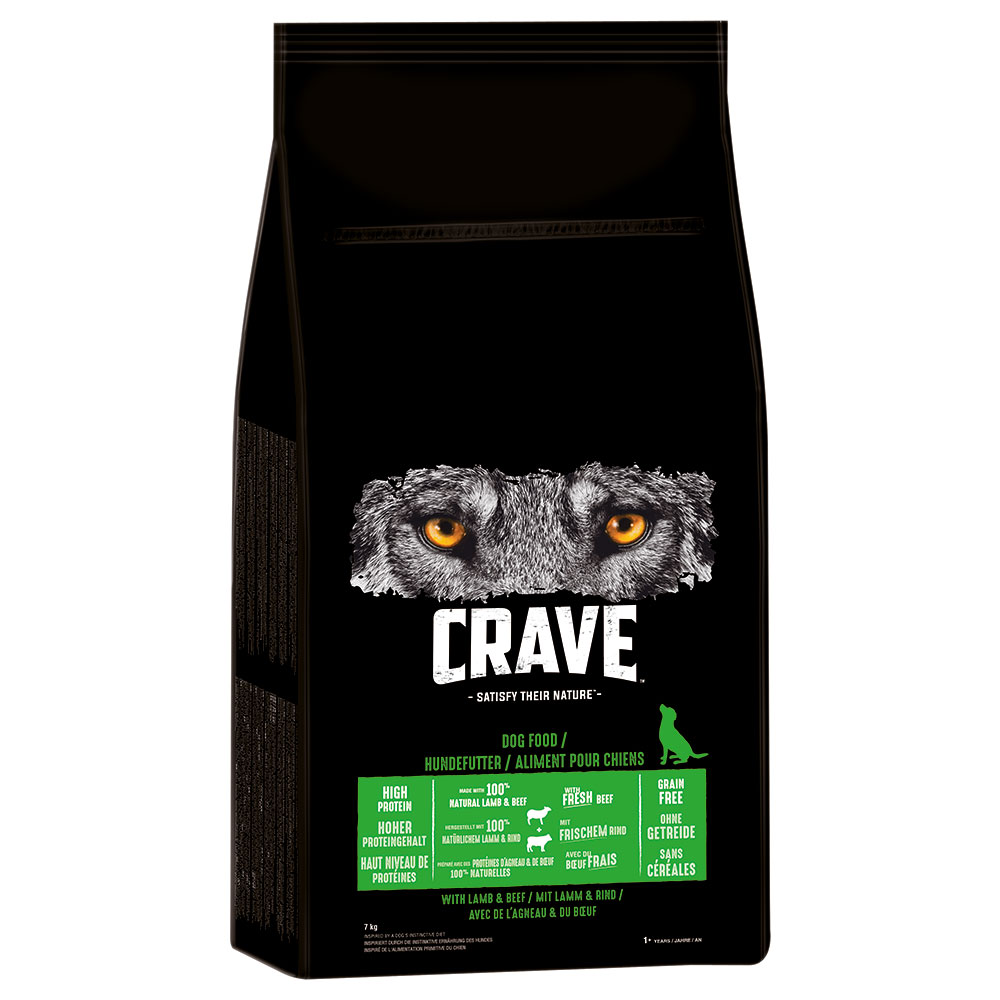 Crave Adult mit Lamm & Rind - 7 kg von Crave