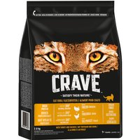 Crave Adult mit Truthahn & Huhn Katzenfutter - 2,8 kg von Crave