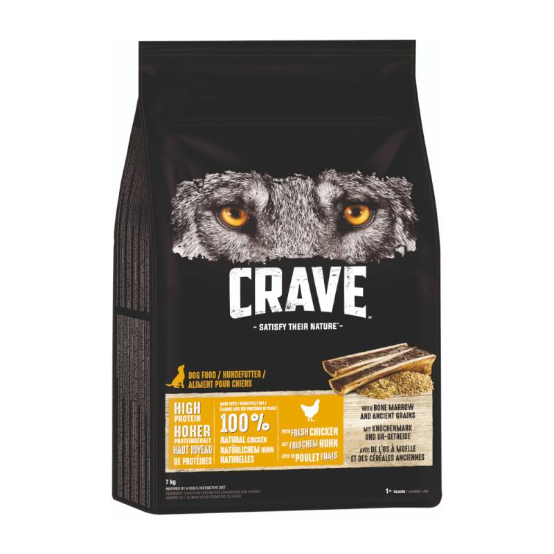 Crave Huhn mit Knochenmark & Urgetreide - 7 kg von Crave