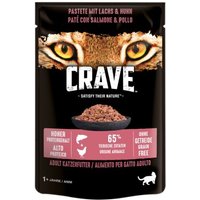 CRAVE Pastete 24x85g Lachs und Huhn von Crave