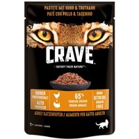 CRAVE Pastete 24x85g Huhn und Truthahn von Crave
