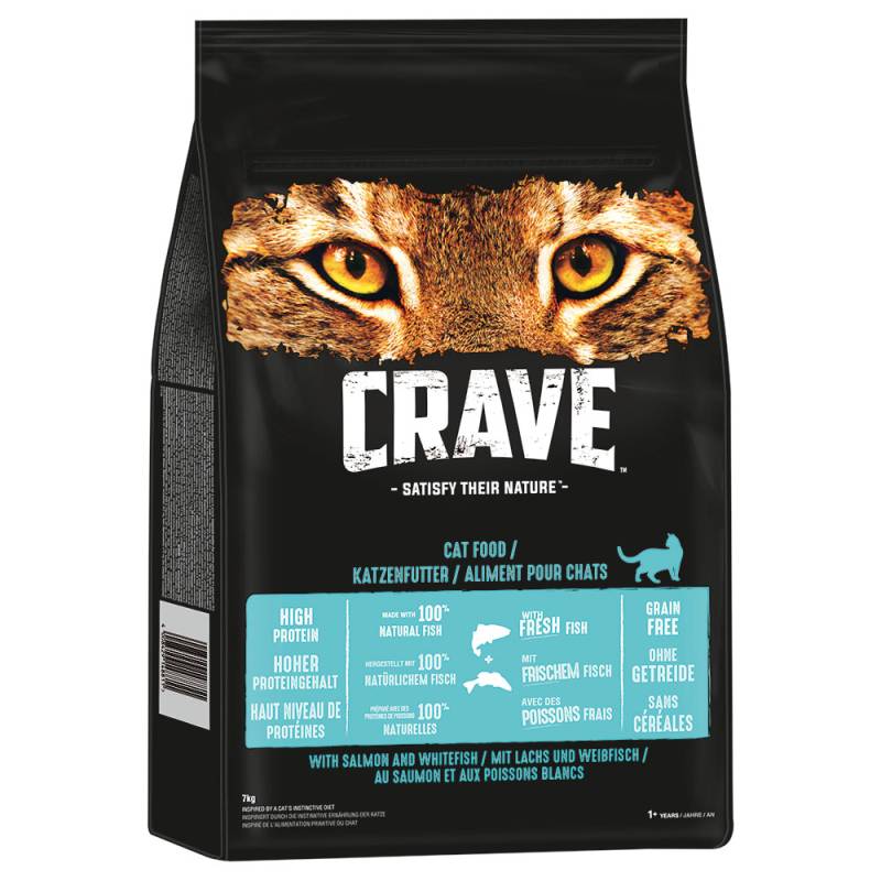 Crave mit Lachs & Weißfisch - 7 kg von Crave