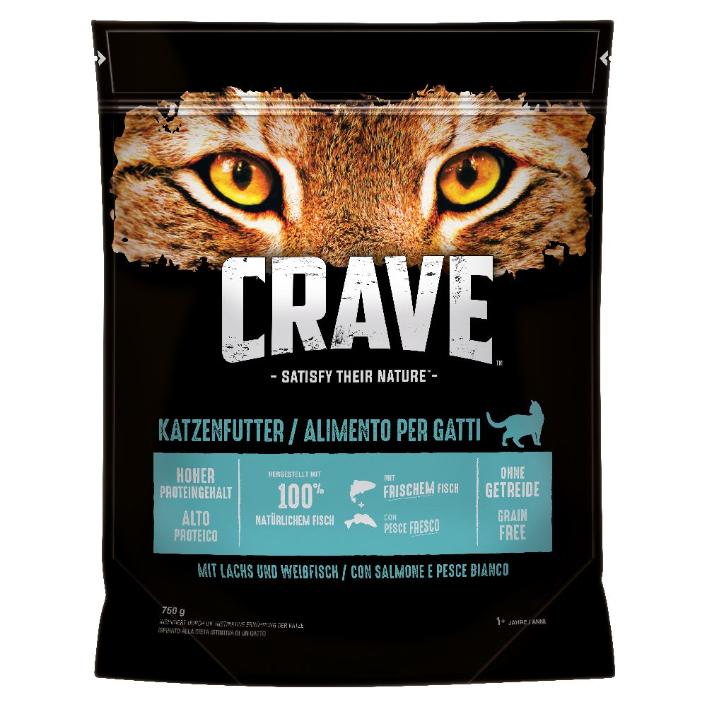 Crave mit Lachs & Weißfisch - 750 g von Crave