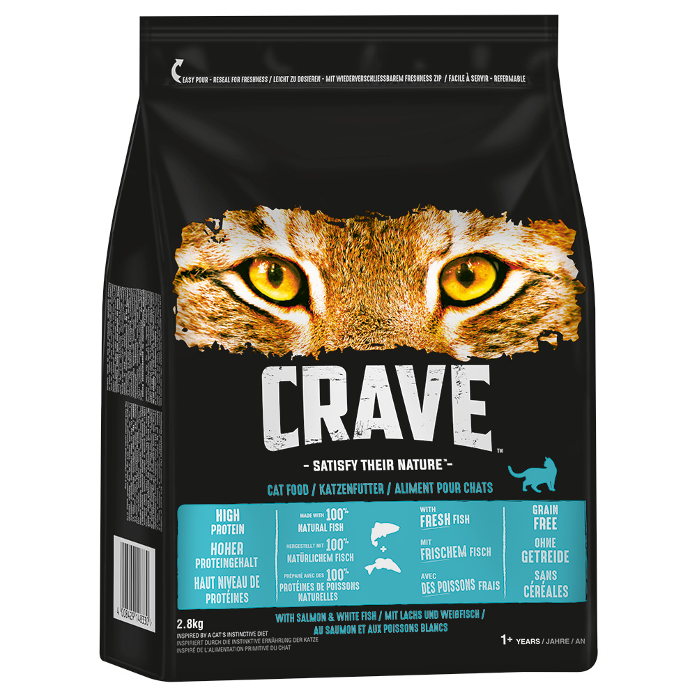 Crave mit Lachs & Weißfisch - Sparpaket: 2 x 2,8 kg von Crave