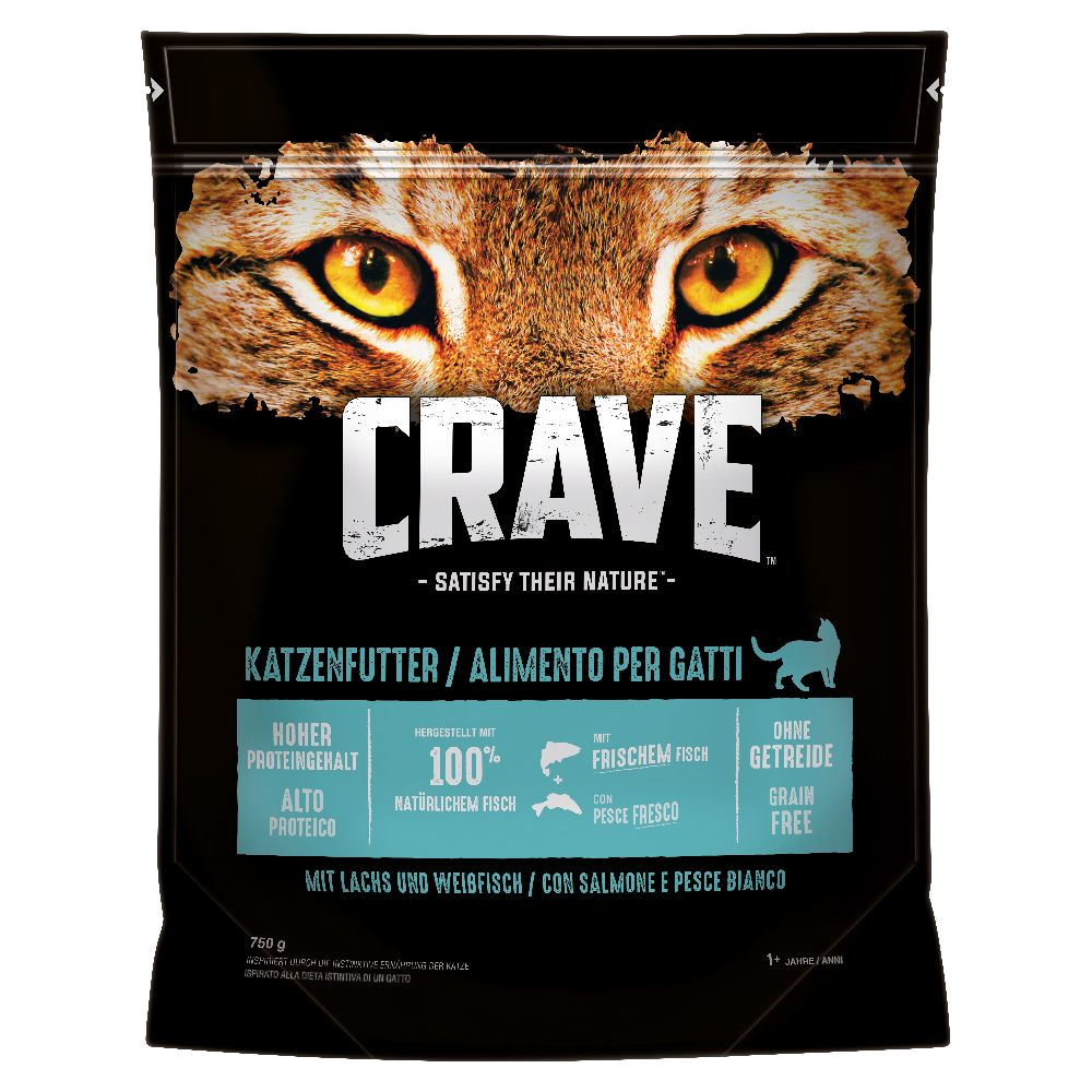 Crave mit Lachs & Weißfisch - Sparpaket: 6 x 750 g Crave mit Lachs & Weißfisch - Sparpaket: 6 x 750 g von Crave