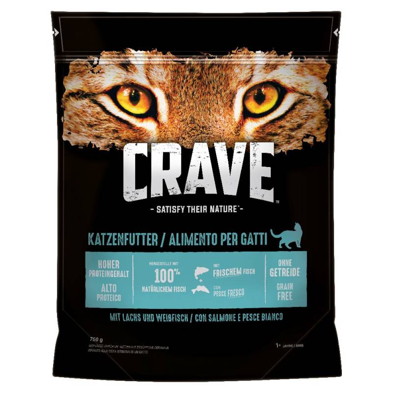 Crave mit Lachs & Weißfisch - Sparpaket: 6 x 750 g von Crave