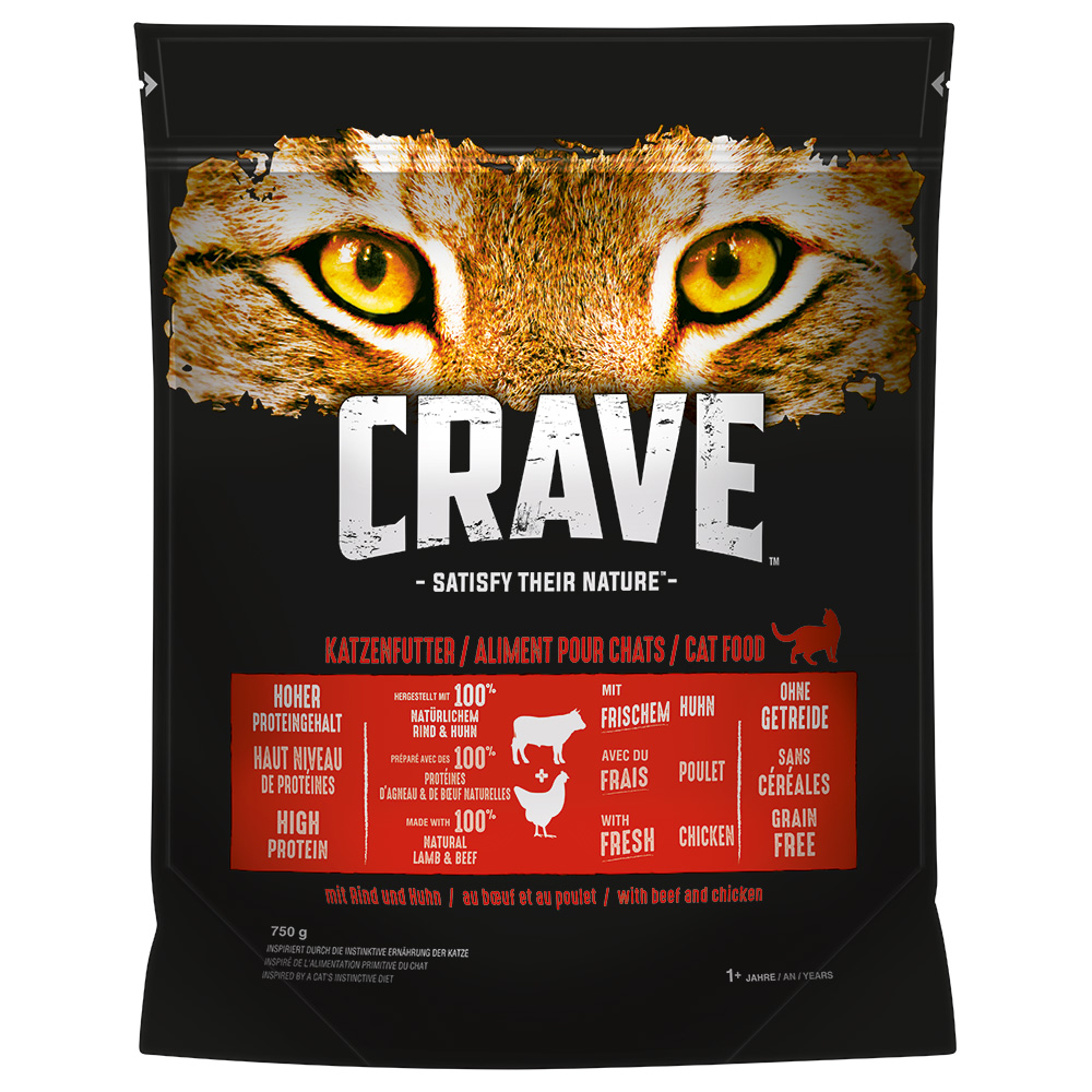 Crave mit Rind & Huhn - Sparpaket: 6 x 750 g Crave mit Rind & Huhn - Sparpaket: 6 x 750 g von Crave