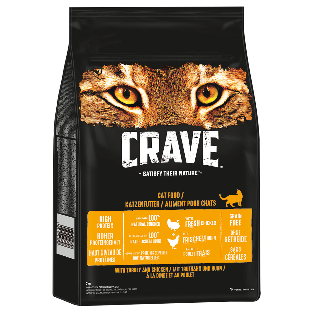 Crave mit Truthahn & Huhn - 7 kg von Crave