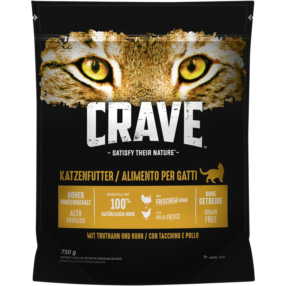 Crave mit Truthahn & Huhn - 750 g von Crave