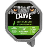 Sparpaket Crave Adult Pastete Hundefutter 7 x 150 g - Lamm & Rind von Crave