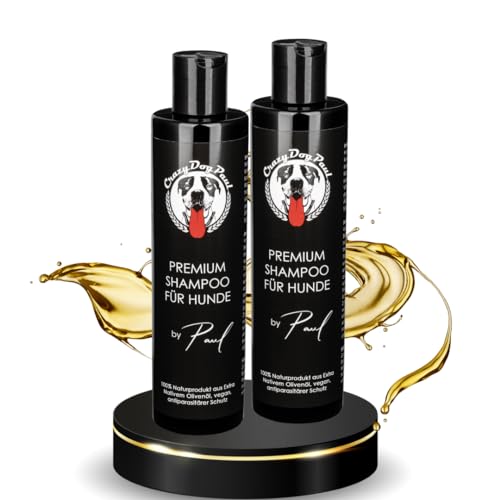 CrazyDogPaul Premium Hundeshampoo 2 x 250 ml - Luxusfellpflege für Ihren Hund CrazyDogPaul Premium Hundeshampoo 2 x 250 ml - Luxusfellpflege für Ihren Hund von CrazyDogPaul