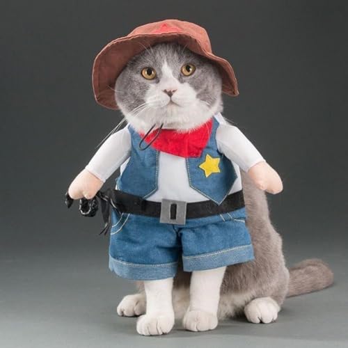 Lustige Haustier Hund Halloween Kostüm Hund Cowboy Kleidung Haustier Hund Kostüme Zubehör Für Kleine Hunde M9U8 Cosplay Lustige Haustier Hund Halloween Kostüm Hund Cowboy Kleidung Haustier Hund Kostüme Zubehör Für Kleine Hunde M9U8 Cosplay von Crazyview