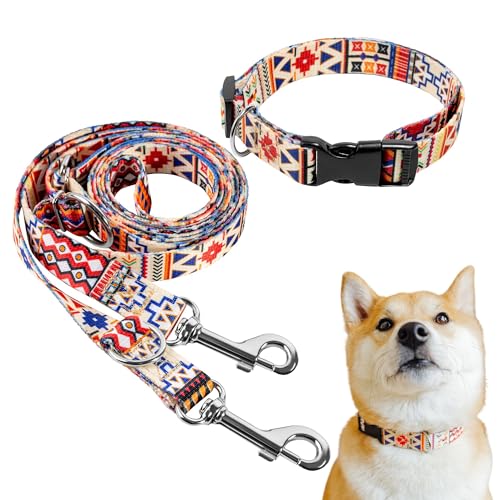Creative Pets Universal Hundehalsband und Leine Set | Halsband und Hundeleine | Leine abnehmbar | Halsband verstellbar | Für mittelgroße und große Hunde Welpen Creative Pets Universal Hundehalsband und Leine Set | Halsband und Hundeleine | Leine abnehmbar | Halsband verstellbar | Für mittelgroße und große Hunde Welpen von Creative Pets