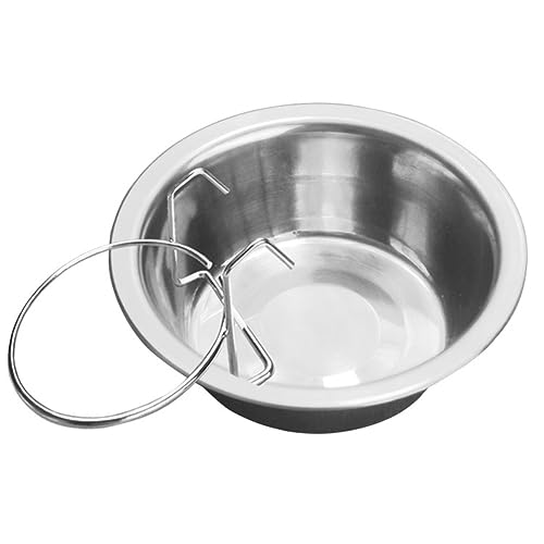 Cremlank Edelstahl-Hundenäpfe – Hängender Futternapf mit Haken, Hundekäfig Napf Hundehüttennapf, Häschenfutterspender mit Haken für Hunde Katzen in Kistenkäfig Zwinger Silber-L Cremlank Edelstahl-Hundenäpfe – Hängender Futternapf mit Haken, Hundekäfig Napf Hundehüttennapf, Häschenfutterspender mit Haken für Hunde Katzen in Kistenkäfig Zwinger Silber-L von Cremlank