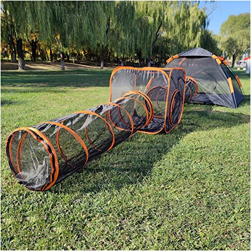 Tragbare Outdoor Katzengehege für Indoor-Katzen, 4-in-1 großes Katzenzelt im Freien mit Katzentunnel für Katzen und andere Haustiere Tragbare Outdoor Katzengehege für Indoor-Katzen, 4-in-1 großes Katzenzelt im Freien mit Katzentunnel für Katzen und andere Haustiere von Crenailro