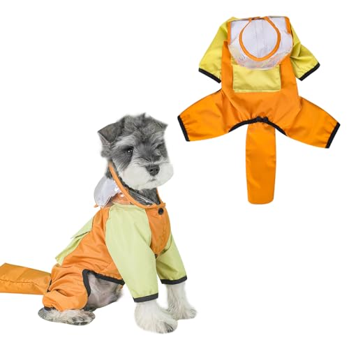 Ganzjähriger Hunde-Regenmantel, leicht, wasserdicht, vierbeinig, vollständige Abdeckung, Hunde-Regenmantel, atmungsaktiv, mit Kapuze, Haustier-Regenjacke mit reflektierenden Eigenschaften für kleine, Ganzjähriger Hunde-Regenmantel, leicht, wasserdicht, vierbeinig, vollständige Abdeckung, Hunde-Regenmantel, atmungsaktiv, mit Kapuze, Haustier-Regenjacke mit reflektierenden Eigenschaften für kleine, von Cretvestsar