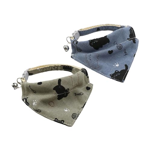 Stylisches Haustier-Bandana-Lätzchen, Baumwolle, für besondere Anlässe, Hochzeiten, Geburtstage, Ausflüge und tägliche Spaziergänge (BG) von Cretvestsar