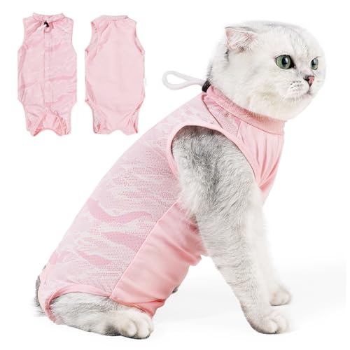 Katzen-Operationsanzug, rosa Kätzchen-Einteiler, Anti-Lecken, Post-Body, atmungsaktiv, Hauterkrankungen, Kostüm, Weste, Spay, chirurgische Bauchwunden, E-Halsband, Alternative für Bauchwunden, Katzen-Operationsanzug, rosa Kätzchen-Einteiler, Anti-Lecken, Post-Body, atmungsaktiv, Hauterkrankungen, Kostüm, Weste, Spay, chirurgische Bauchwunden, E-Halsband, Alternative für Bauchwunden, von Cretvestsar