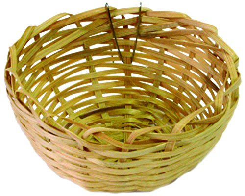CROCI Kanarien Nest Bambus mit Haken, 10 cm von Croci