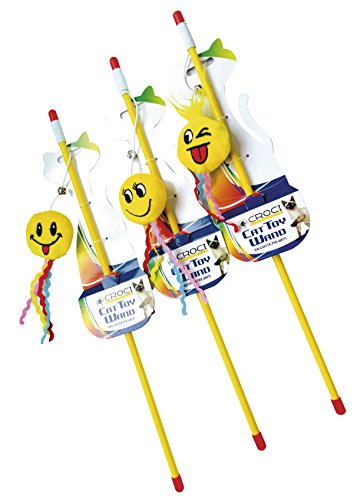 CROCI Smile Stick Katze Spielzeug Mix, 46 cm CROCI Smile Stick Katze Spielzeug Mix, 46 cm von Croci
