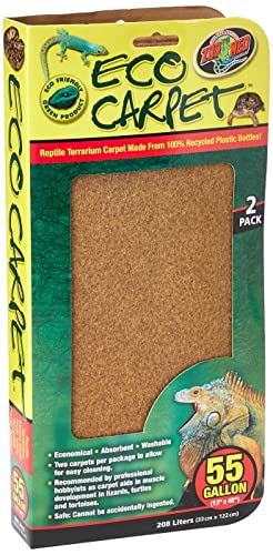 Croci 40002226 Zoomed Zoo Med Eco Carpet 55 Gallon 33 X 122 cm, Sortiert von Croci