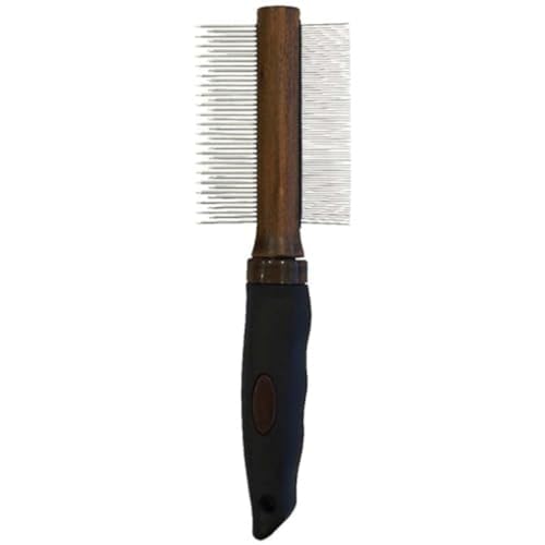Croci Barbershop – Doppelzahniger Hundekamm, Doppelfunktionskamm für Katzen und Hunde, für alle Haartypen, entfernt Unterwolle und Parasiten, 21 x 6 x 2,5 cm Croci Barbershop – Doppelzahniger Hundekamm, Doppelfunktionskamm für Katzen und Hunde, für alle Haartypen, entfernt Unterwolle und Parasiten, 21 x 6 x 2,5 cm von Croci