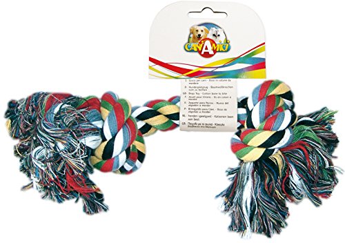 CROCI Baumwolle Bone Zwei Knoten, 45 cm von Croci