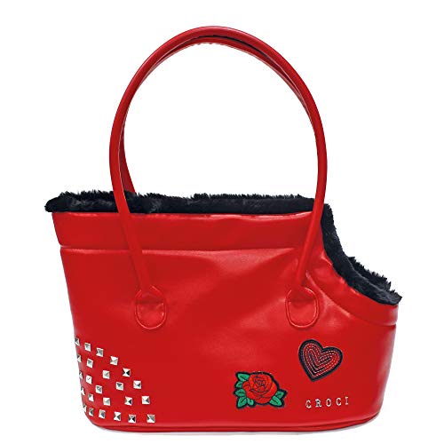 Croci C2374061 Hundetasche Perky, Red Bag, 49 x 23 x 31 cm von Croci