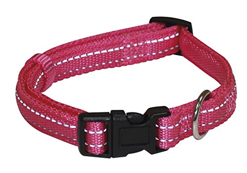 Croci C5079864 Nylonhalsband Soft reflektieren, Fuchsia Croci C5079864 Nylonhalsband Soft reflektieren, Fuchsia von Croci