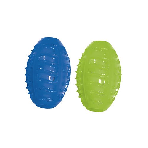 Croci C6020865 Erfrischendes Spielzeug für Hunde Fresh Rugby, TPR-Gummi, gefüllt mit Wasser, das vor dem Gebrauch eingefroren oder in den Kühlschrank gestellt Werden soll, 10X5X7 cm, 208 g von Croci