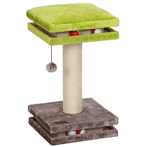 Croci C6021363 Rayar EL Post Interactive Fische, 35 x 35 x 60 cm von Croci