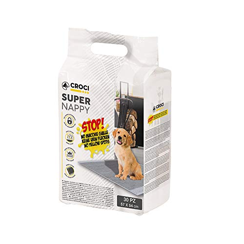 Croci C6028172 Unterlage Super Nappy Carbon, 30 Stück, 57 x 54 cm Croci C6028172 Unterlage Super Nappy Carbon, 30 Stück, 57 x 54 cm von Croci