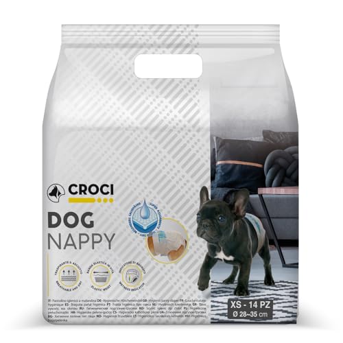 Croci C6028305 Dog Nappy XS, 14 Stück von Croci