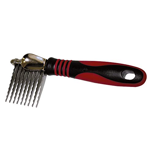 Croci Vanity - Hundebürste mit feststehenden gewellten Klingen, Hundebürste für langes, kurzes und mittleres Haar, entfernt unerwünschte Haare und entwirrt Knoten, 9 Klingen, 18x6.5 cm Croci Vanity - Hundebürste mit feststehenden gewellten Klingen, Hundebürste für langes, kurzes und mittleres Haar, entfernt unerwünschte Haare und entwirrt Knoten, 9 Klingen, 18x6.5 cm von Croci