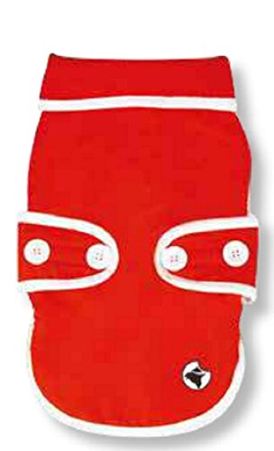 Croci C7074904 Polsterjacke Sestriere, rot/weiß, 45 cm Croci C7074904 Polsterjacke Sestriere, rot/weiß, 45 cm von Croci