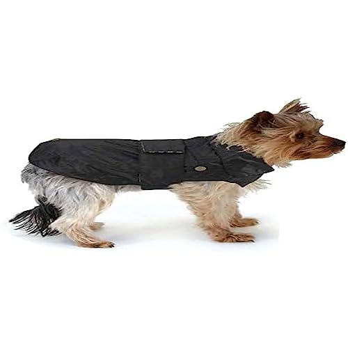 Croci Montreal - Hundemantel, Wintermantel, wasserdichte Jacke, Größe 50 cm, schwarz von Croci