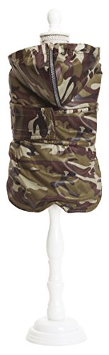 Croci C7274456 Steppjacke Dachshund Military, 34 cm von Croci