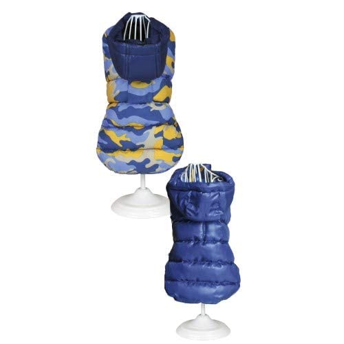 Croci C7374145 Steppjacke Für Hunde, Military blau, 10 cm von Croci
