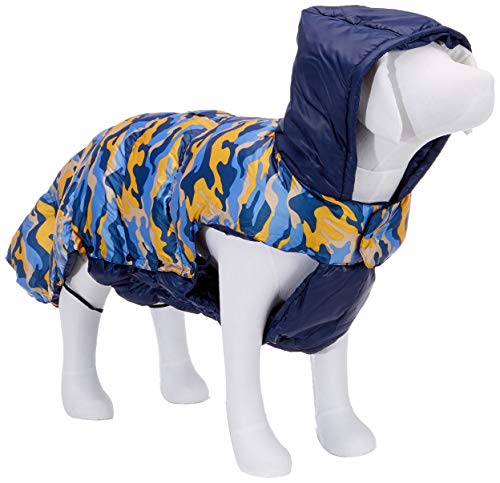 Croci C7374259 Steppjacke Für Hunde, Military Blau, 80 cm von Croci