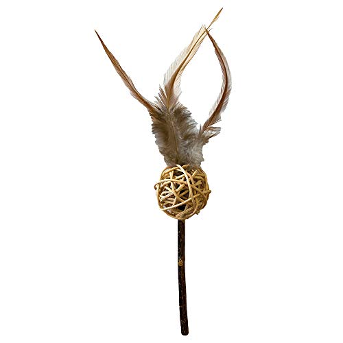 Croci Euphoria – Essbares Katzenspielzeug, Silvervine Zauberstab Kugel/Feder, 11 cm Croci Euphoria – Essbares Katzenspielzeug, Silvervine Zauberstab Kugel/Feder, 11 cm von Croci